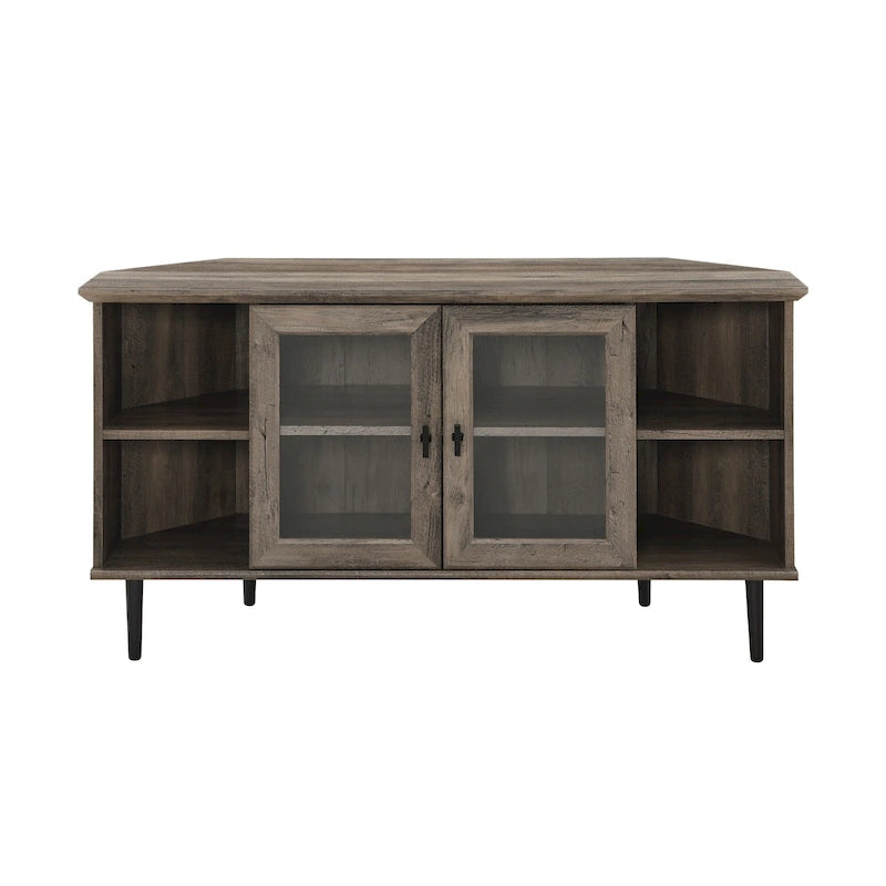 Middlebrook 48-inch Glass Door Corner TV Stand