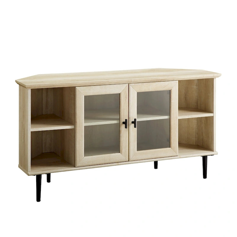 Middlebrook 48-inch Glass Door Corner TV Stand