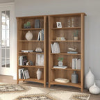 Salinas Tall 5-shelf Bookcase (Set of 2) by Bush Furniture