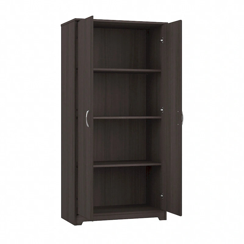 Cabot Tall Storage Cabinet with Doors by Bush Furniture