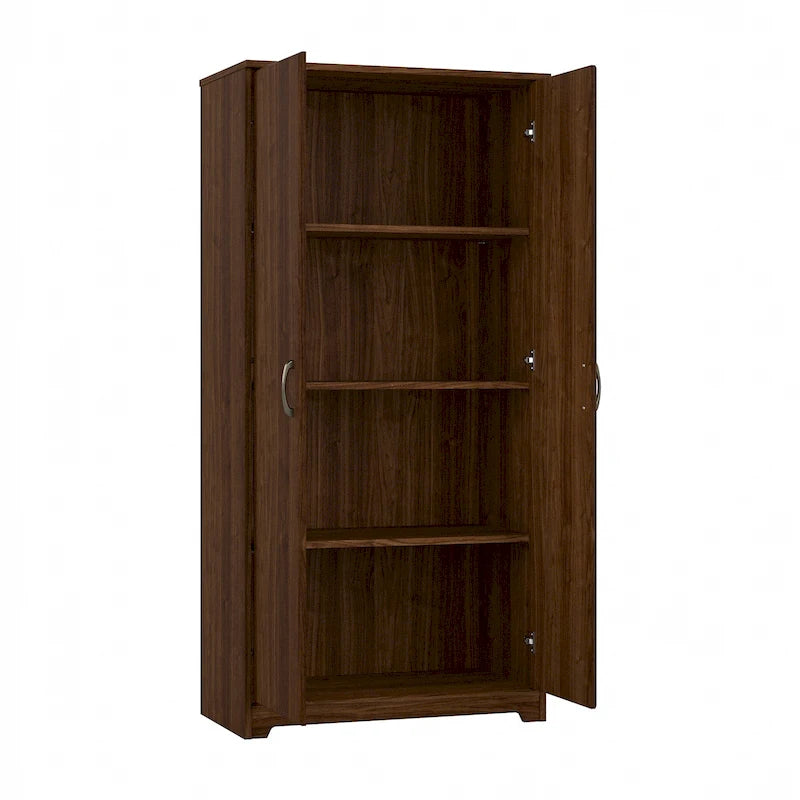 Cabot Tall Storage Cabinet with Doors by Bush Furniture