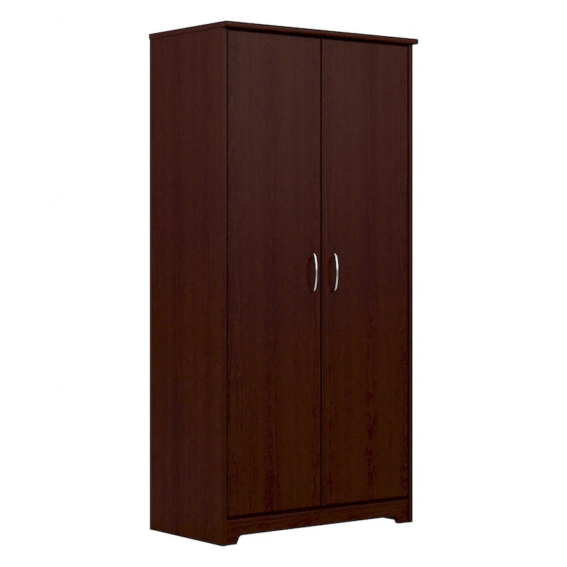 Cabot Tall Storage Cabinet with Doors by Bush Furniture