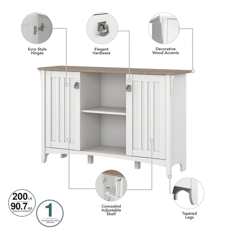 Salinas Accent Storage Cabinet with Doors by Bush Furniture