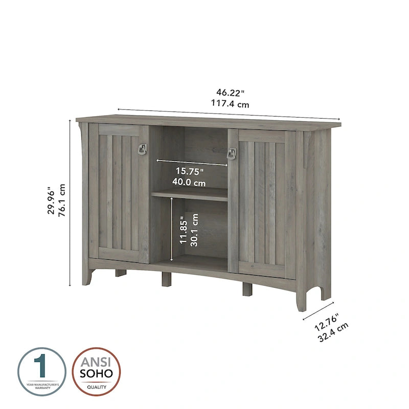 Salinas Accent Storage Cabinet with Doors by Bush Furniture