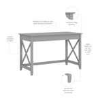 Key West 48W Writing Desk by Bush Furniture