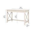 Key West 48W Writing Desk by Bush Furniture