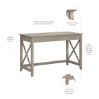 Key West 48W Writing Desk by Bush Furniture