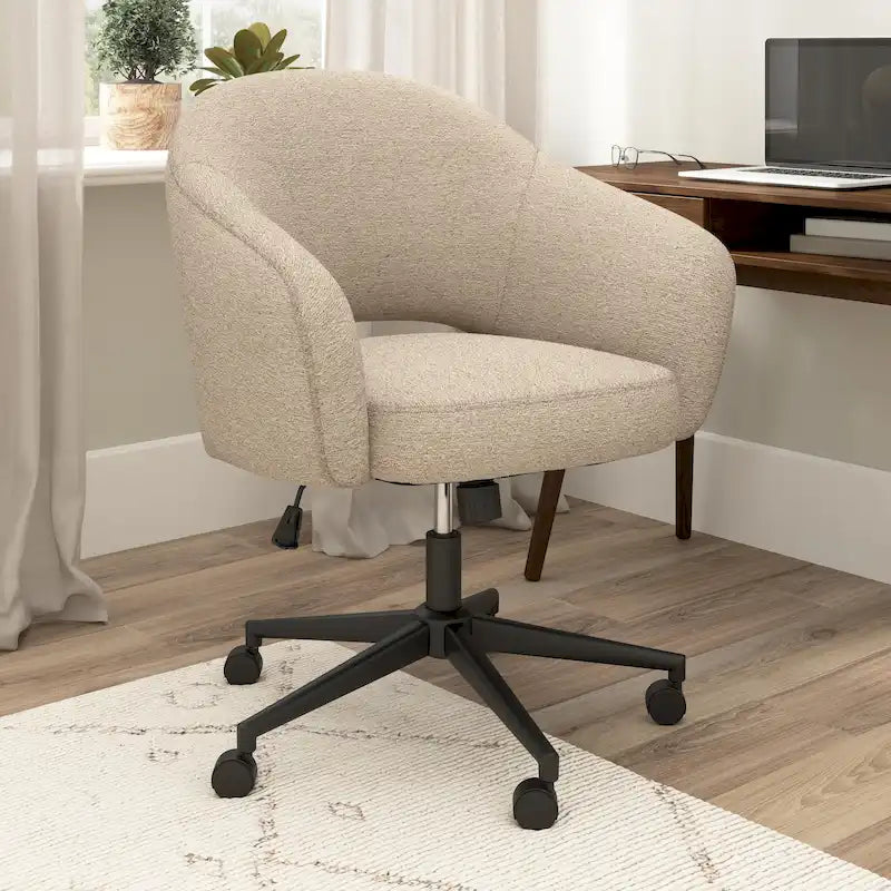Bush Furniture Fairfax Mid Century Modern Desk Chair for Home Office