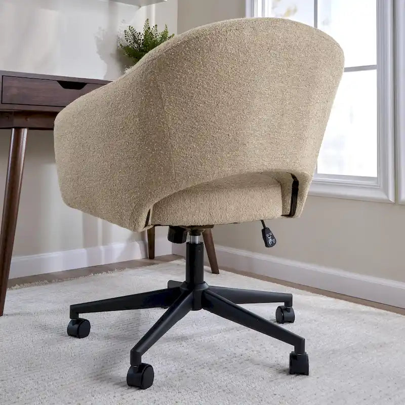 Bush Furniture Fairfax Mid Century Modern Desk Chair for Home Office