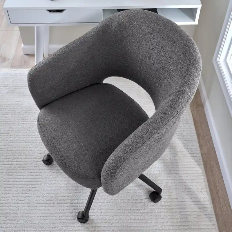 Bush Furniture Fairfax Mid Century Modern Desk Chair for Home Office
