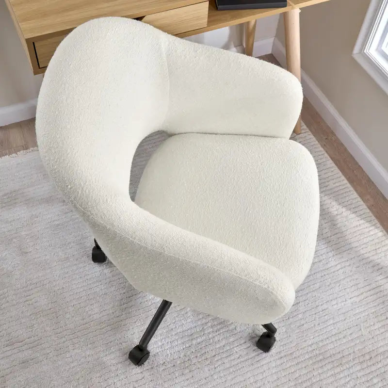 Bush Furniture Fairfax Mid Century Modern Desk Chair for Home Office