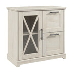 Lennox 2 Drawer Lateral File Cabinet with Shelves by Bush Furniture
