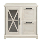 Lennox 2 Drawer Lateral File Cabinet with Shelves by Bush Furniture