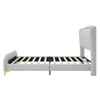 Uphou Modern Upholstered PU Leather Bed by Christopher Knight Home