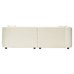 Christopher Knight Home - Allegra Sculptural 87 Curved Sofa
