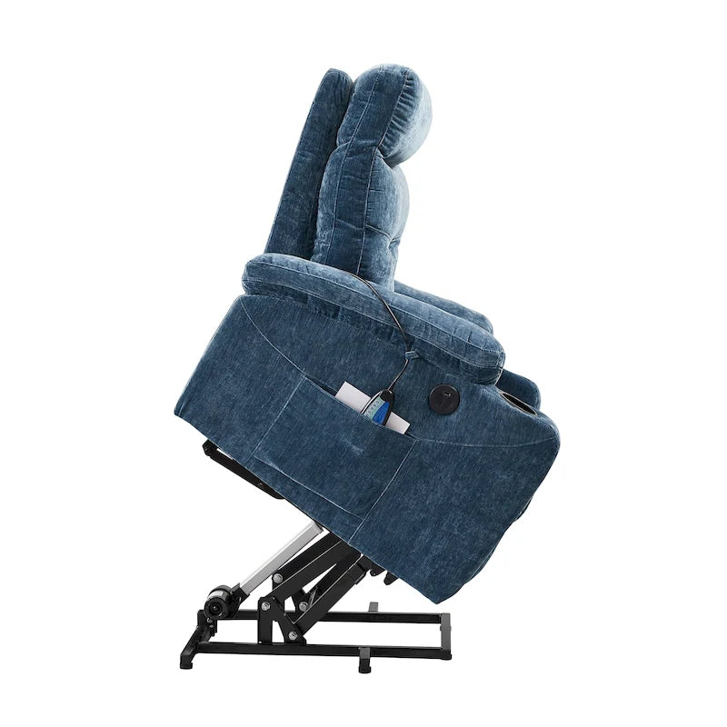 Christopher Knight Home - Liyasi Electric Power Lift Recliner with Massage, Heat, and Convenient Features