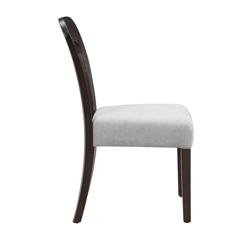 Christopher Knight Home - Adrian Upholstered Dining Chairs, Comfortable Seating with Sturdy Wood Frame, Set of 2