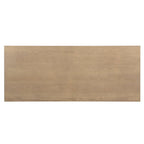 Kenneth Modern 95-Inch Dining Table with U-Shaped Trestle Base by Christopher Knight Home