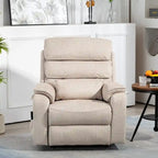Deluxe Version Dual Motors Power Lift Recliner,Lay Flat 74.8  Length,100% Polyester,Message/Heat,Eazy Assemble
