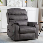 Deluxe Version Dual Motors Power Lift Recliner,Lay Flat 74.8  Length,100% Polyester,Message/Heat,Eazy Assemble