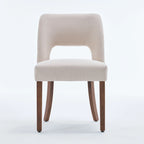 Set of 4 Fabric-upholstered Dining Chairs
