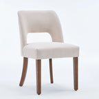 Set of 4 Fabric-upholstered Dining Chairs