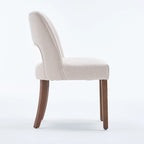 Set of 4 Fabric-upholstered Dining Chairs
