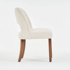 Set of 4 Fabric-upholstered Dining Chairs