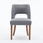 Set of 4 Fabric-upholstered Dining Chairs