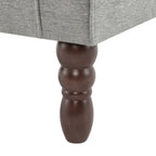 Button-Tufted Accent Chair Wingback Armchair - 38H