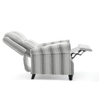 2 Set Nail-head Padded Seat Pushback Recliner Chair