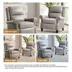 2 Set Nail-head Padded Seat Pushback Recliner Chair
