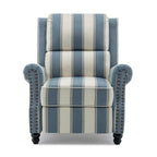2 Set Nail-head Padded Seat Pushback Recliner Chair