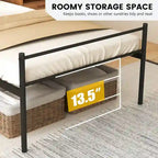 Costway Twin Metal Bed Frame Mattress Foundation No Box Spring Needed