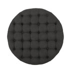 Cimarron Contemporary Round Ottoman with Rolling Casters by Christopher Knight Home