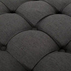 Cimarron Contemporary Round Ottoman with Rolling Casters by Christopher Knight Home