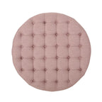 Cimarron Contemporary Round Ottoman with Rolling Casters by Christopher Knight Home
