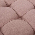 Cimarron Contemporary Round Ottoman with Rolling Casters by Christopher Knight Home
