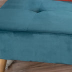 Omry Mid-Century Velvet Ottoman by Christopher Knight Home