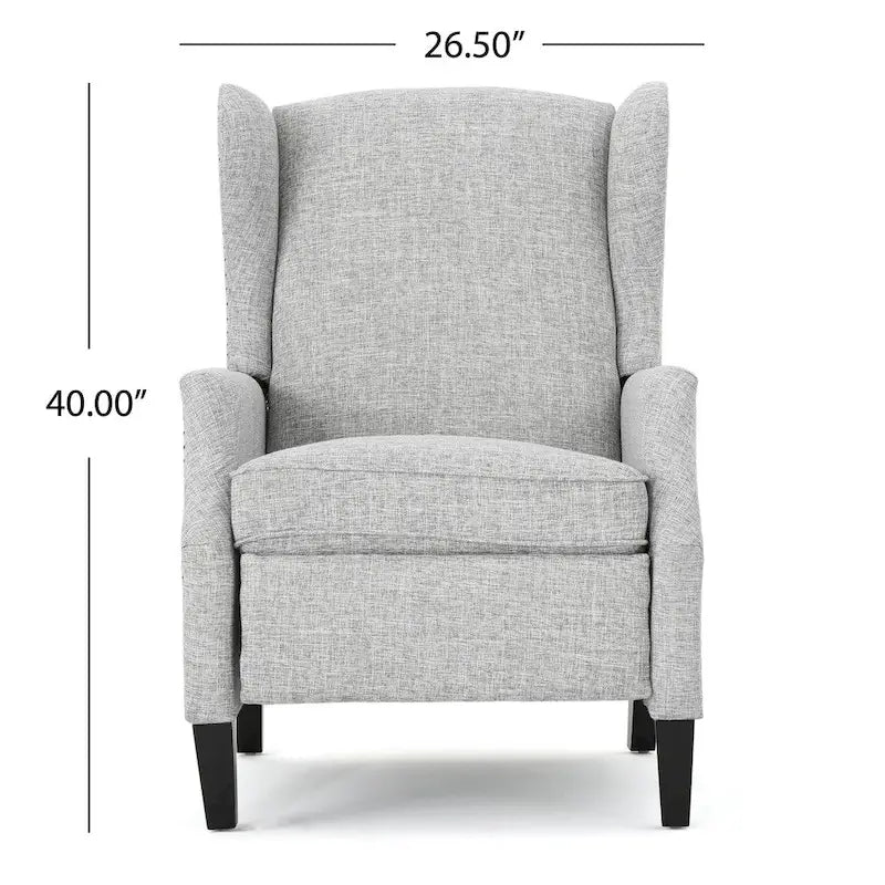 Wescott Wingback Pushback Recliner by Christopher Knight Home