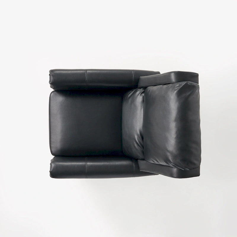 Haddan PU Leather Recliner Club Chair by Christopher Knight Home