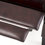 Haddan PU Leather Recliner Club Chair by Christopher Knight Home