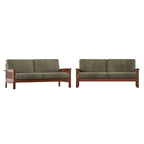 Sigulda Mission-Style Wood Sofa