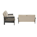 Sigulda Mission-Style Wood Sofa