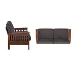 Sigulda Mission-Style Wood Sofa