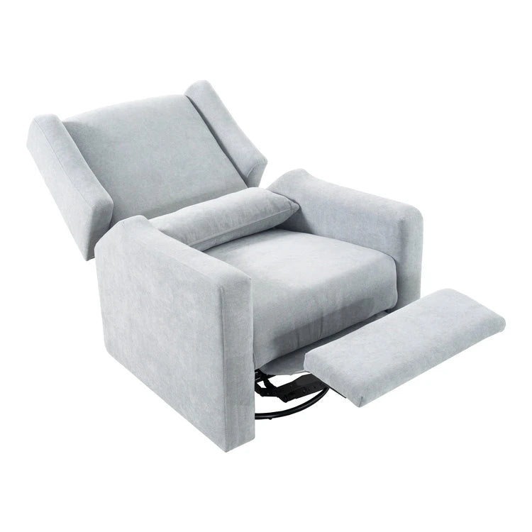 Tanya Luxury Power Motion Recliner Chair with Swivel Glider, Upholstered Living Room Reclining Sofa Chair with Lumbar Support