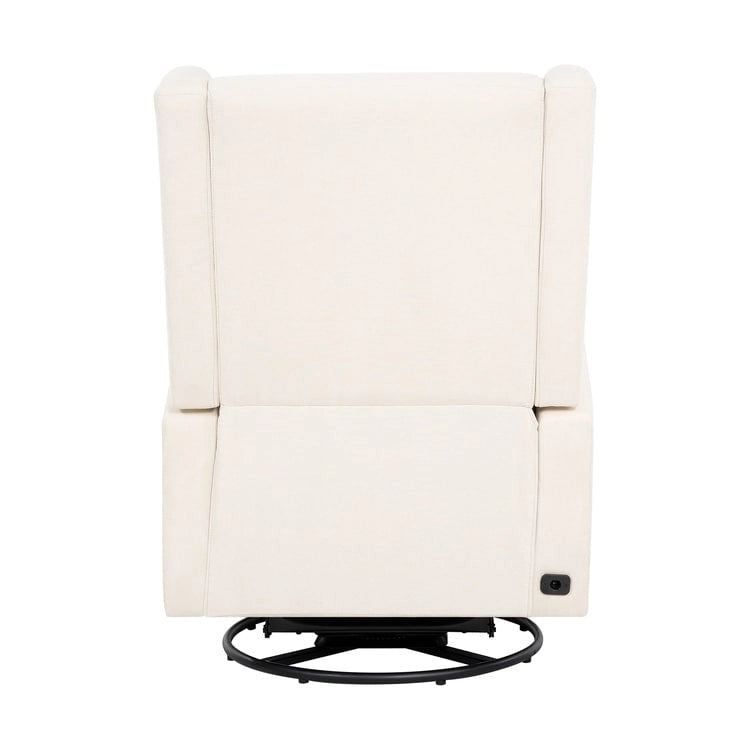 Tanya Luxury Power Motion Recliner Chair with Swivel Glider, Upholstered Living Room Reclining Sofa Chair with Lumbar Support
