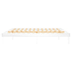 14 Inch Solid Pine Wood Platform Bed Frame No Squeak Bed Frame with Wooden Slats No Box Spring Needed