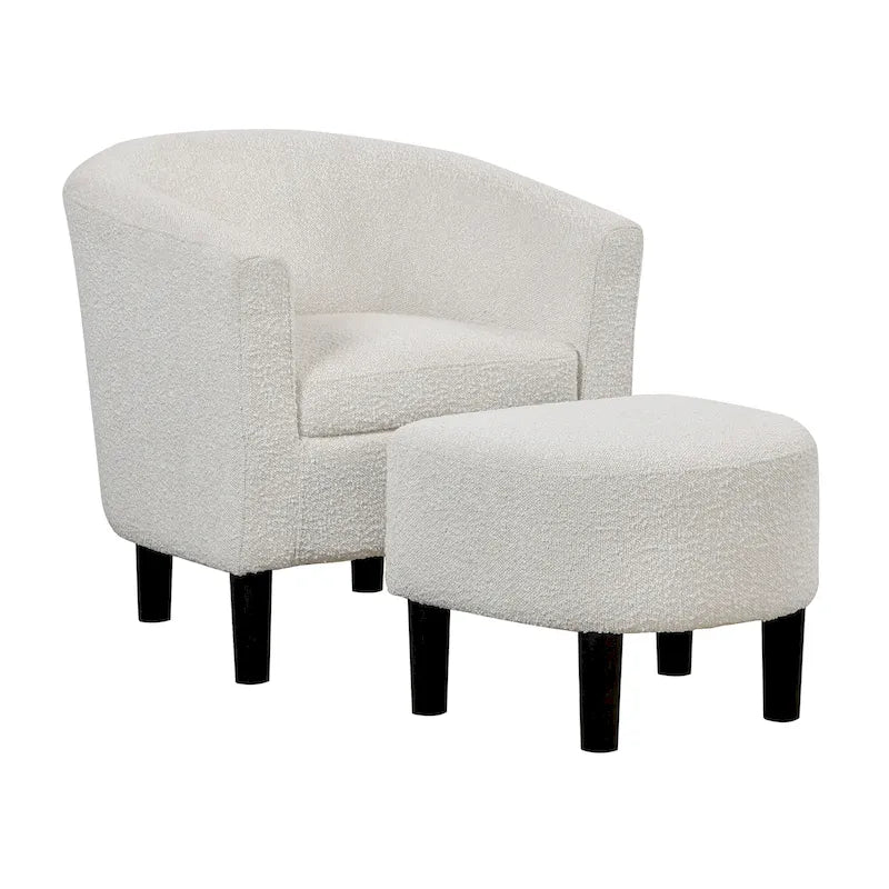 Convenience Concepts Take a Seat Churchill Accent Chair with Ottoman