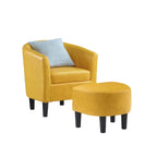 Convenience Concepts Take a Seat Churchill Accent Chair with Ottoman